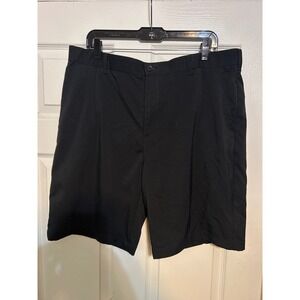 IZOD Golf Mens Shorts Black Straight Fit Performance Moisture Wicking‎ Size 38